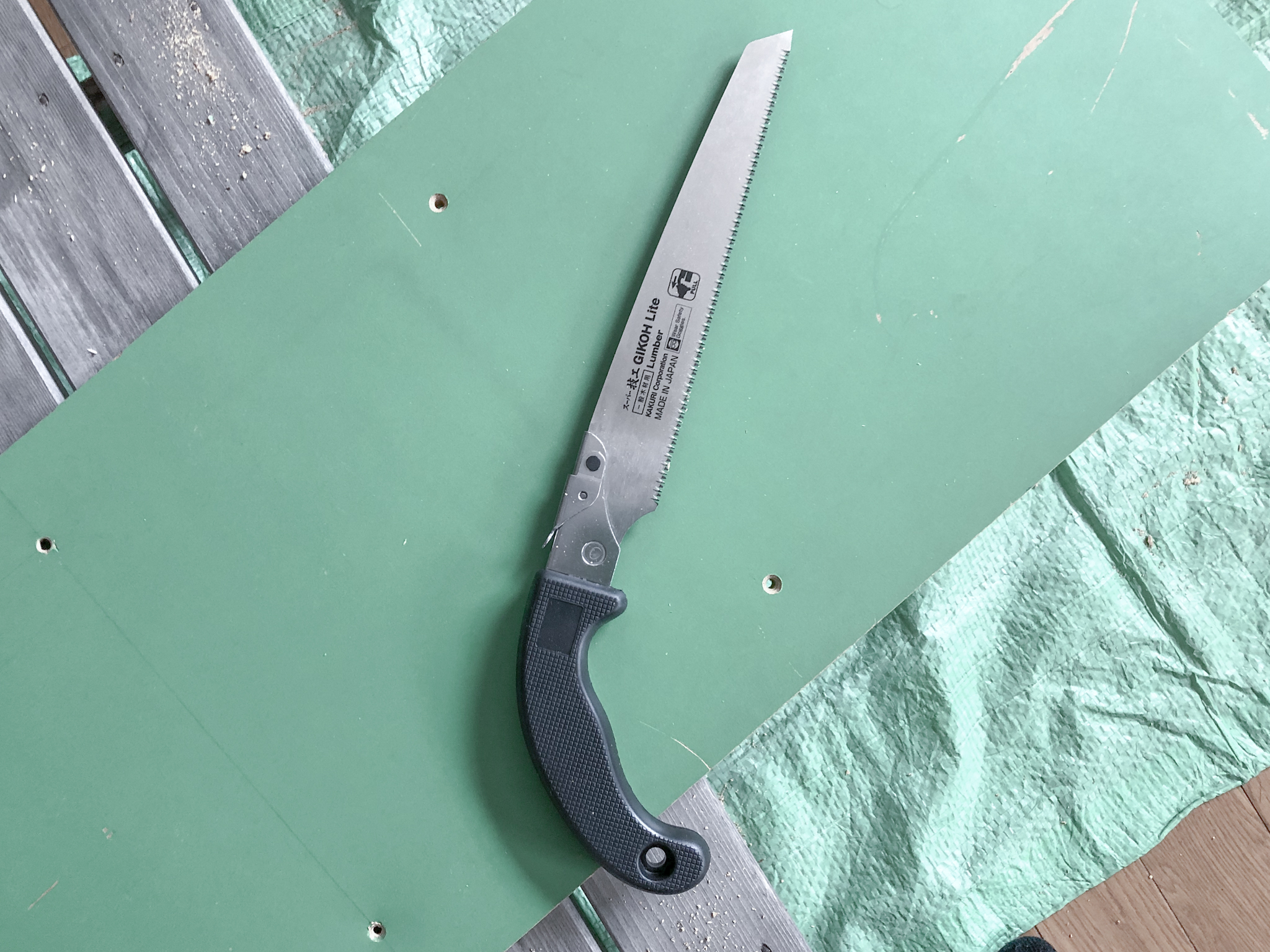 角利産業の角利スーパー技工 替刃式のこぎり 一般木材用